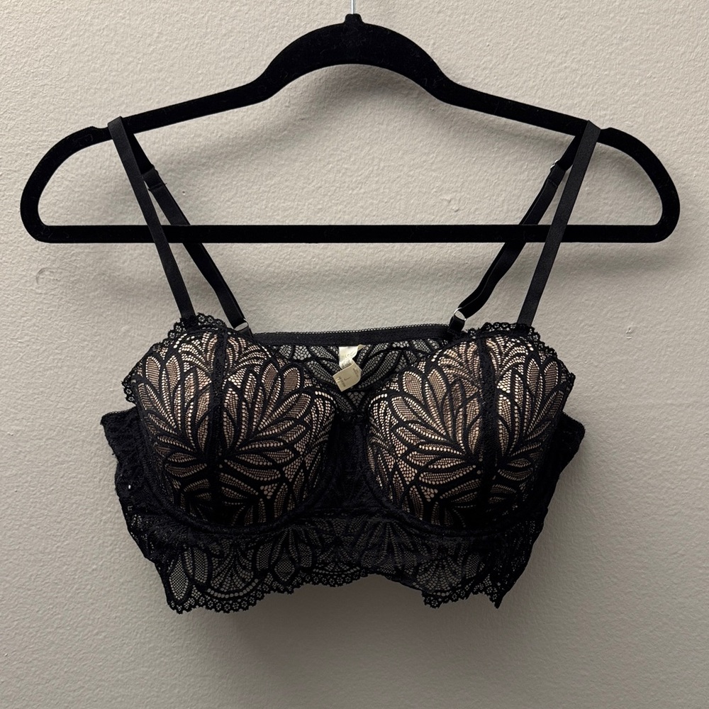 Elegant Black Lace Bralette